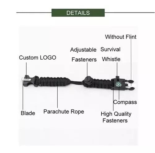 Pulsera Paracord Supervivencia