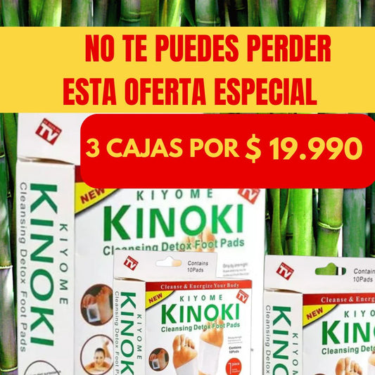 Parches KINOKI pack de 10 unidades